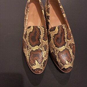 Madewell Snakeskin Patterned Loafers